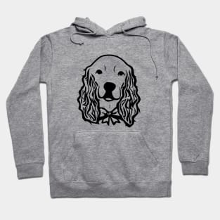 Cocker Spaniel Dog Face Hoodie